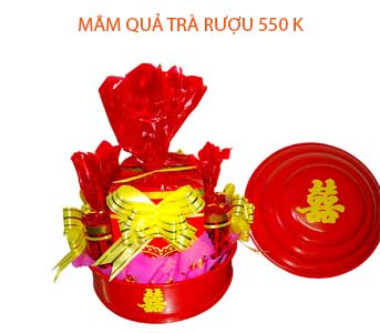 mâm trà rượu đám cưới