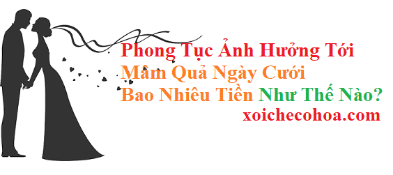 Hình ảnh minh họa phong tục ảnh hưởng tới mâm quả ngày cưới bao nhiêu tiền như thế nào?